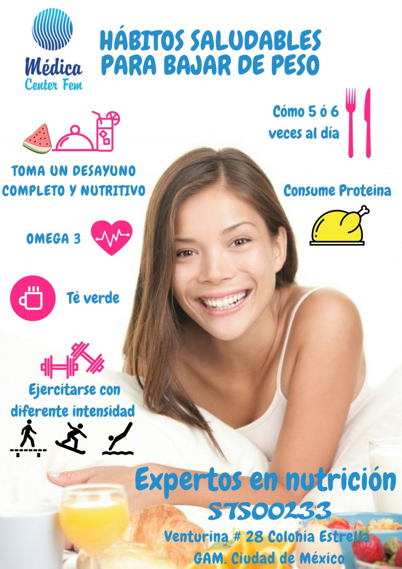 Habitos saludables para bajar de peso