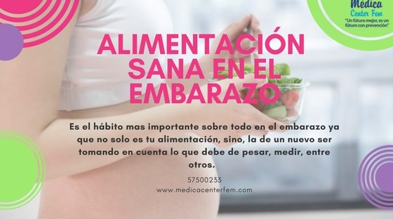 Alimentación sana en el embarazo