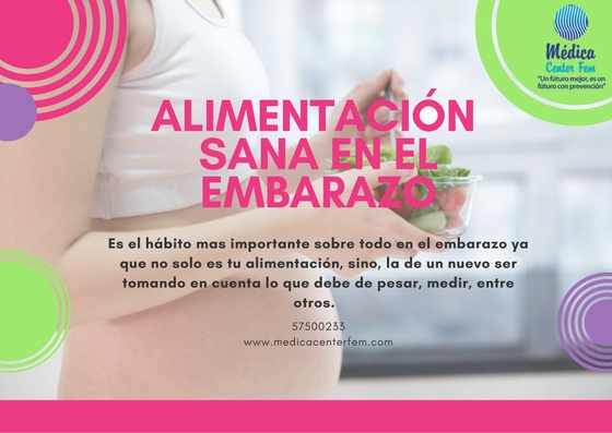 Alimentación sana en el embarazo
