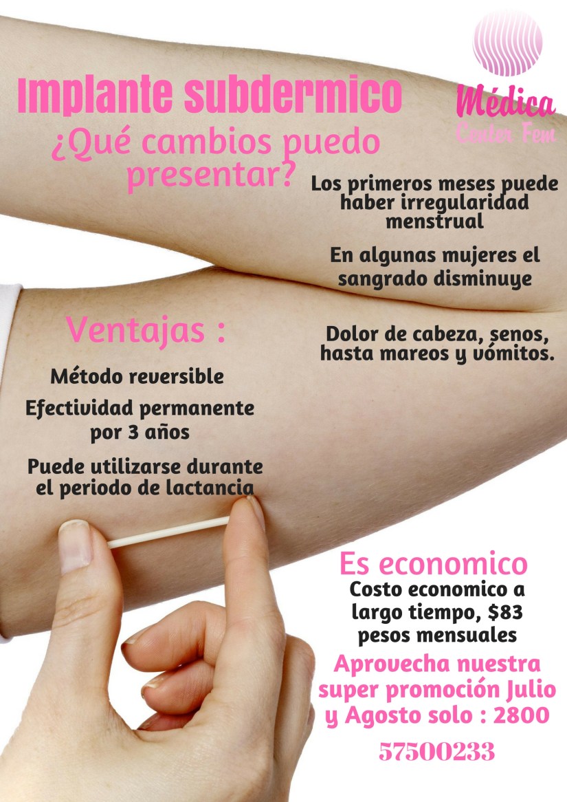 Cambios con el Implante Subdermico