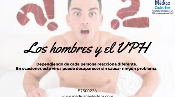 los hombres y el VPH