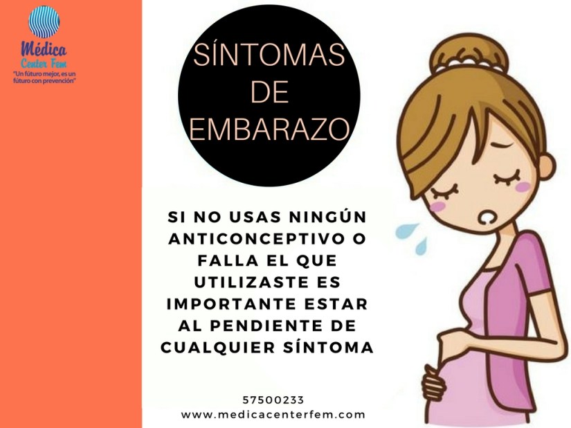síntomas de embarazo