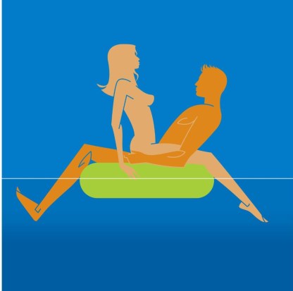 posiciones sexuales para hacer el amor en el agua