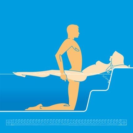 posiciones sexuales para hacer el amor en el agua