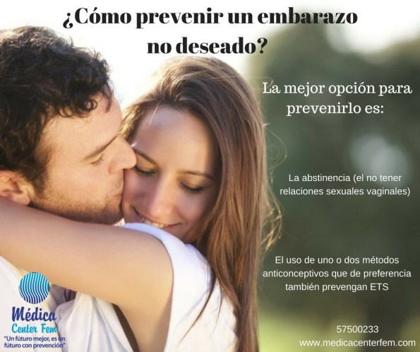 Cómo prevenir un embarazo no deseado