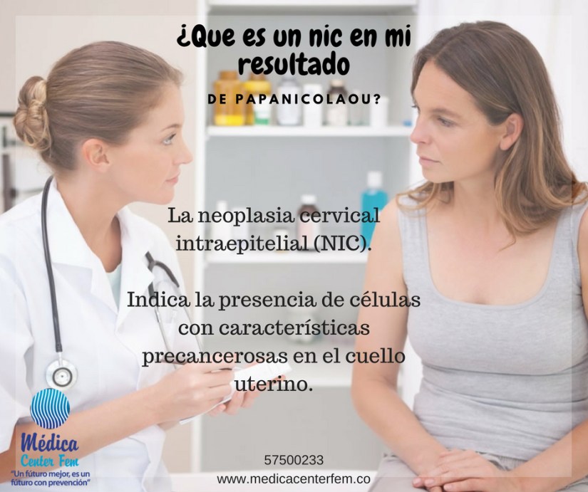 NIC en mi resultado de Papanicolaou
