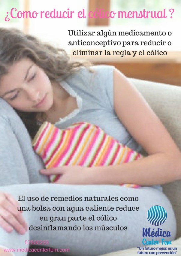 reducir el cólico menstrual
